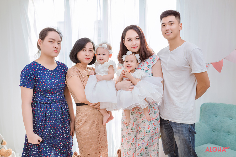 album ảnh bé sinh đôi cực yêu